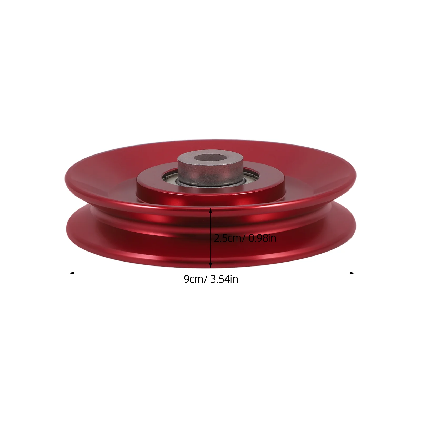 Aluminum Alloy Pulley Wheel Fitness Equipment Accessory Smooth Gym Pulley Bearing Easy Install Universal Part