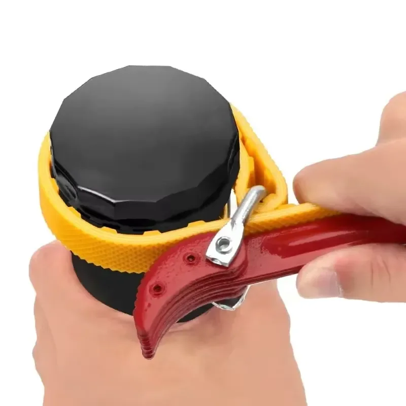 Adjustable Strap Oil Filter Belt Wrench Chain Spanner Puller Cartridge Disassembly Tool for Motorcycle Repair Accessorie view 5