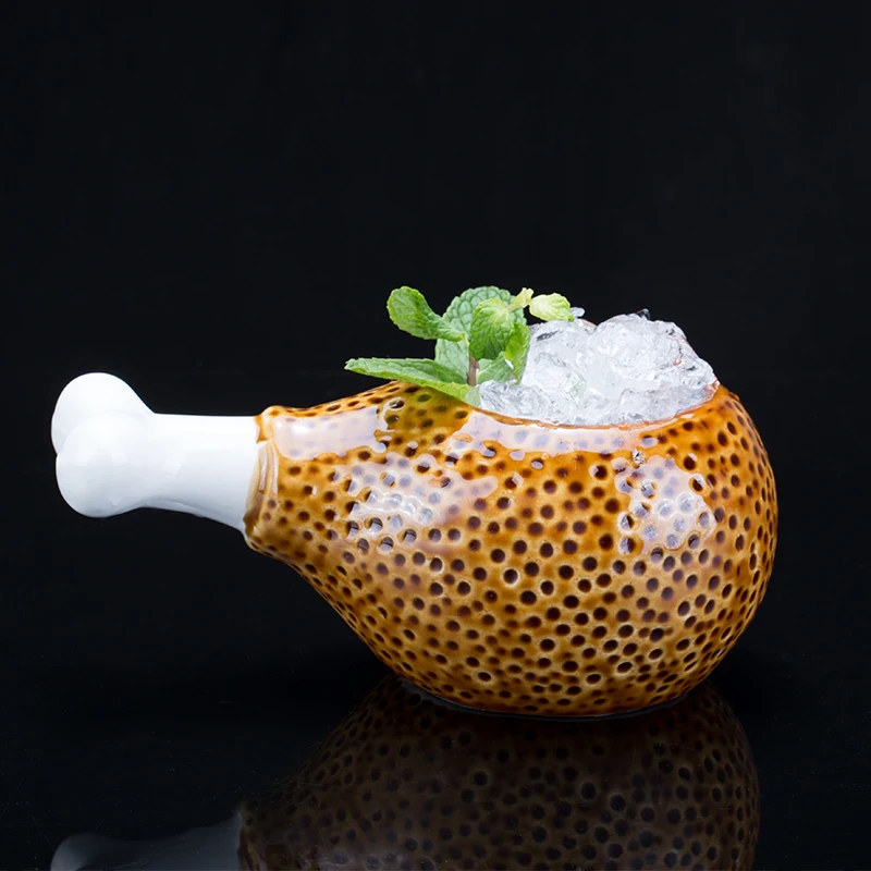 

365ml Hawaii Tiki Mugs Cocktail Cup Beer Beverage Mug Wine Mug Ceramic Tiki Mugs