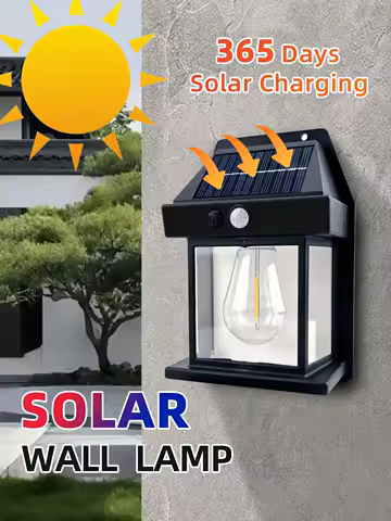 1-2pcs solar porch courtyard lights controlled suitable for outdoors deck Fence Garden Wall mounted Energy efficient Lighting