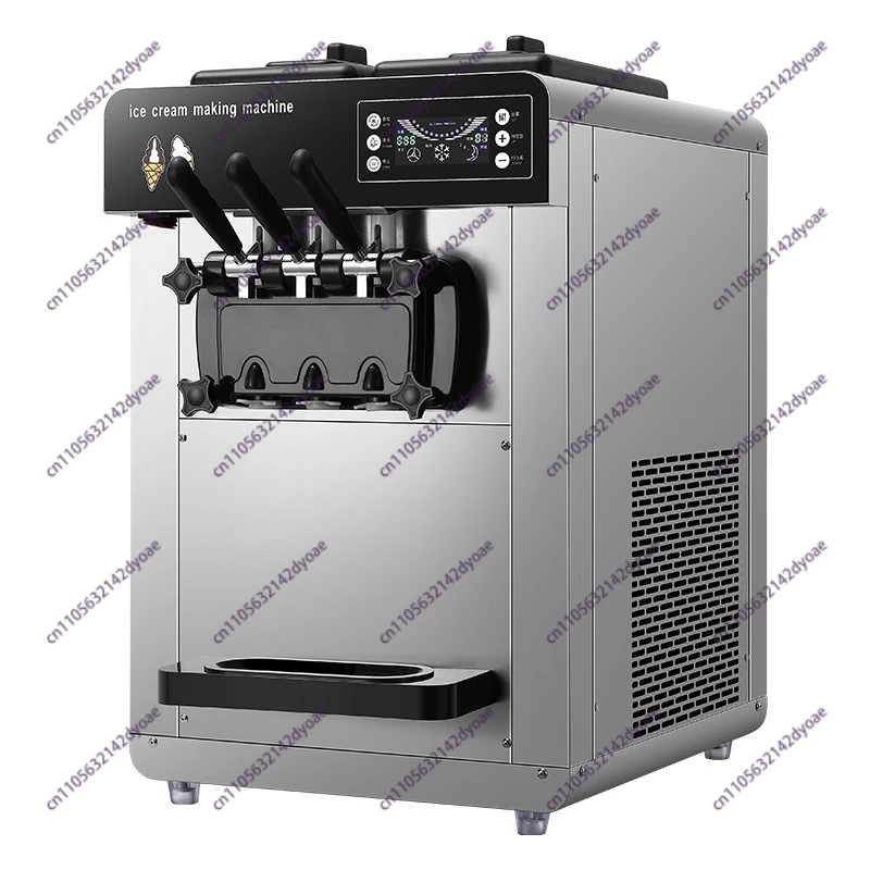 

Ice Cream Maker Large capacity commercial desktop vertical export automatic sundae cone soft ice cream machine