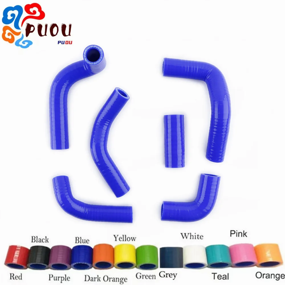 

For 2002-2009 Husqvarna TC250 TC/TE/SMR 450 510 Silicone Radiator Hoses Kit 6pcs
