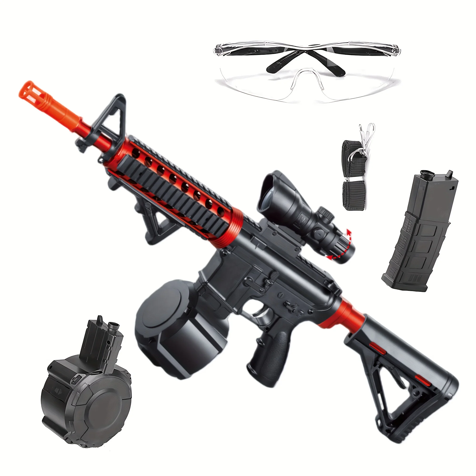 Blaster-Pistole, elektrischer Ball-Blaster, coole Spielzeugpistole mit hoher Orbeez-Pistole, wiederaufladbares Splatter-Ballspielzeug für Outdoor-Aktivitäten
