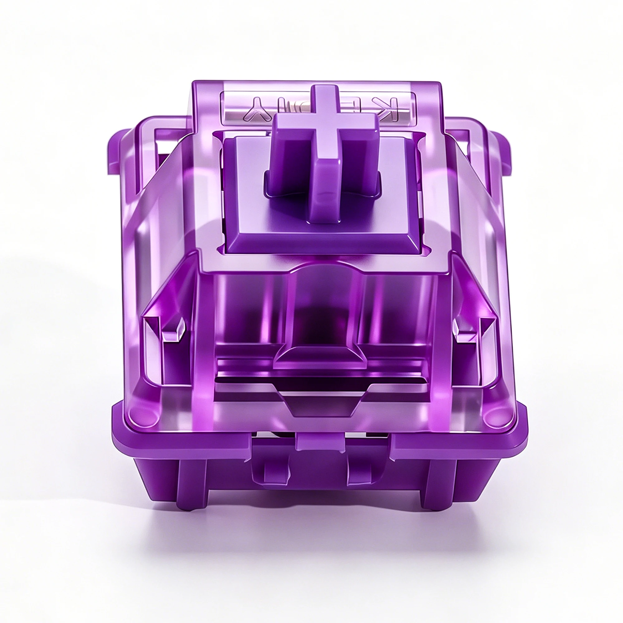 KBDiy Violet Switch Purple 53gf 5Pin Linear Creamy Switches POM PC für benutzerdefinierte DIY 60 Gaming mechanische Tastatur Aula F75 F87 – Detail 6