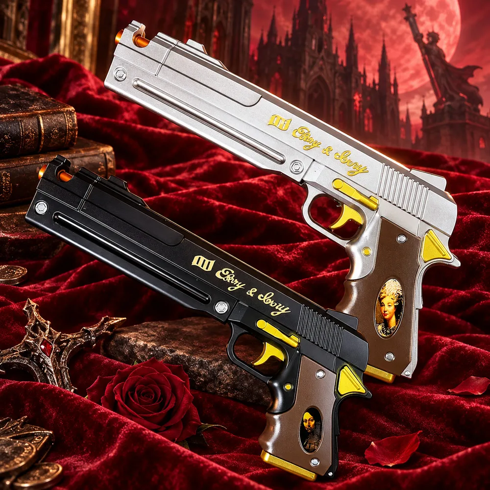 15inch PU Dante Pistol Devil May Cry 4 Anime Ebony Ivory Gun Weapon Cosplay Prop DMC Gun Real Size Katana Samurai Sabre Toy Gift