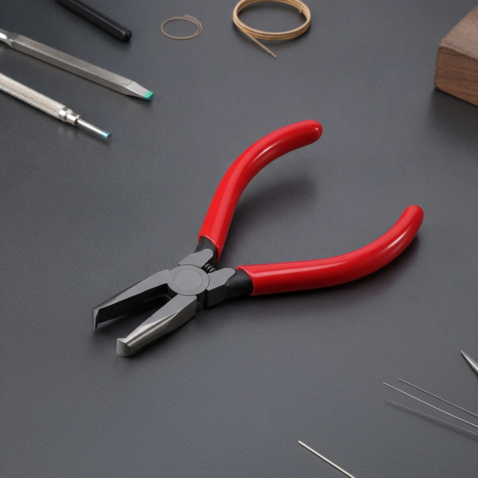 Fret Puller Pliers Spring-Loaded Guitar Fret Puller Hand Tool Rubberized Comfortable for Luthiers, Fretboard Maintenance