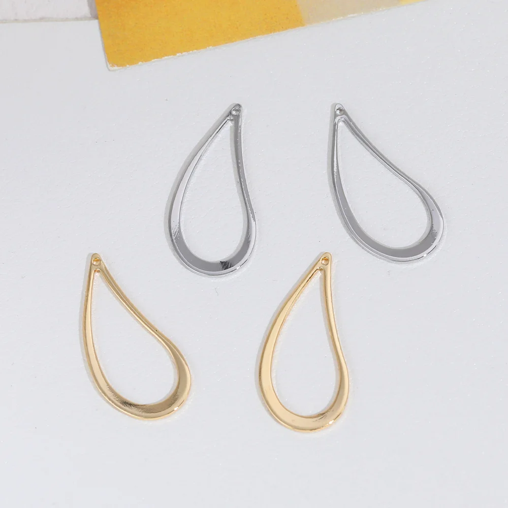 

Cordial Design 50Pcs 13*29MM Jewelry Findings/Copper/Drop Shape/Hand Made/Genuine Gold Plating/DIY Earrings Accessories #195001