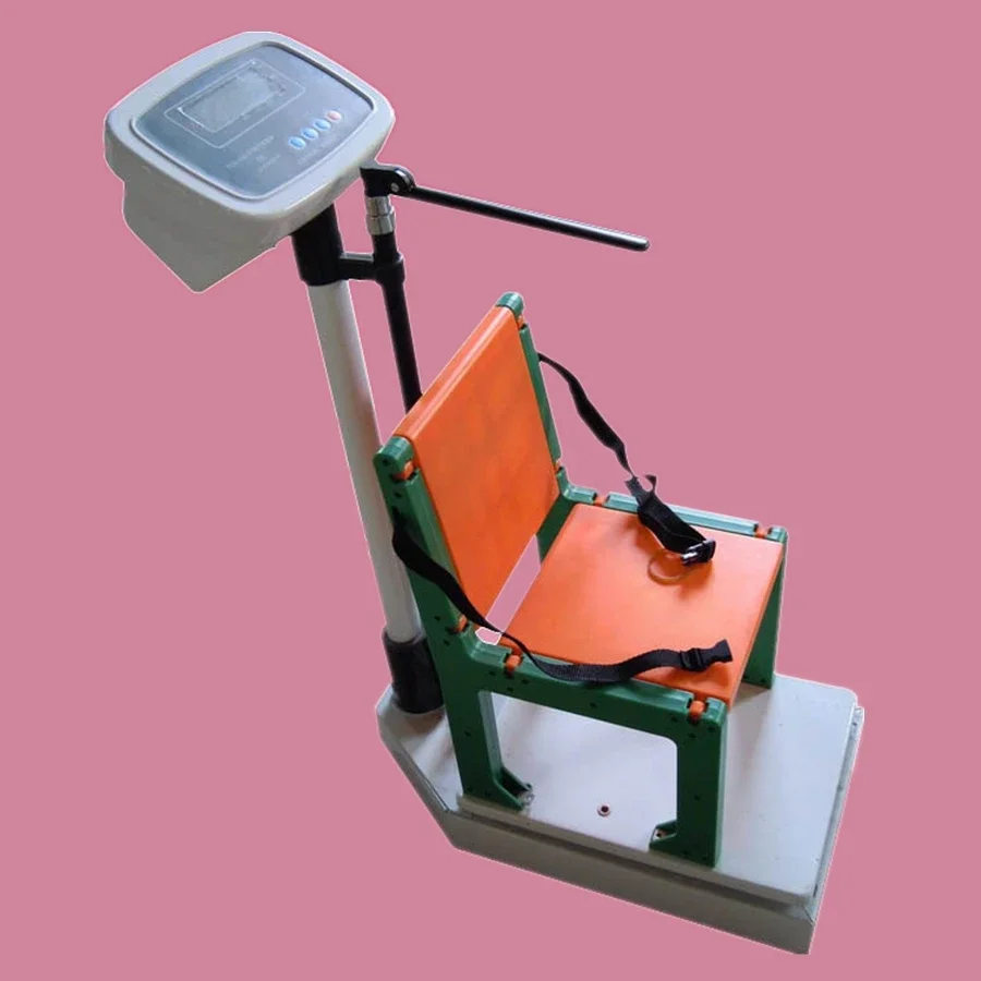 Electronic Digital Weighing Chair Scale with Seat Smart Weighing Pediatric Scale Measurable of Height