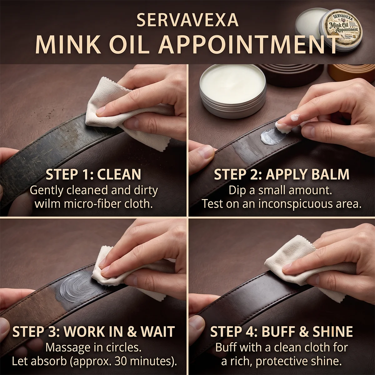 Premium Mink Oil Leather Condi - Leather Shoe Polish 评论和价格