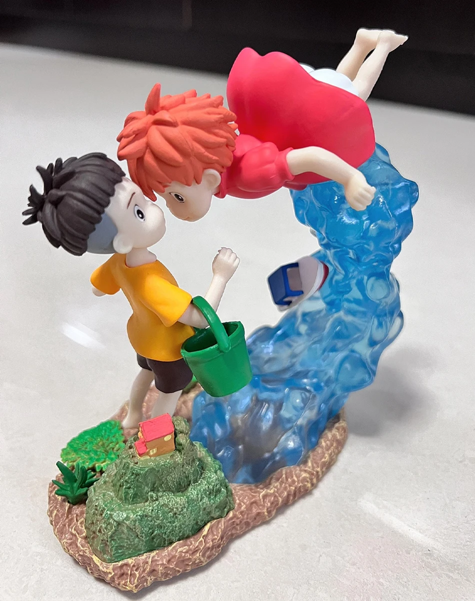 Ponyo On The Cliff Figure Ponyo Sousky Seagal Figure Pvc Gk Statue Anime Action Figurine 15cm Model Doll Collection Toy Kid Gift