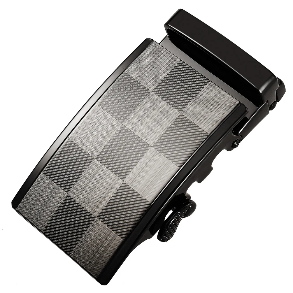 رأس مشبك أوتوماتيكي جديد، مشبك حزام للرجال، مشبك حزام من سبائك الزنك الأبيض 3.5 سم #4