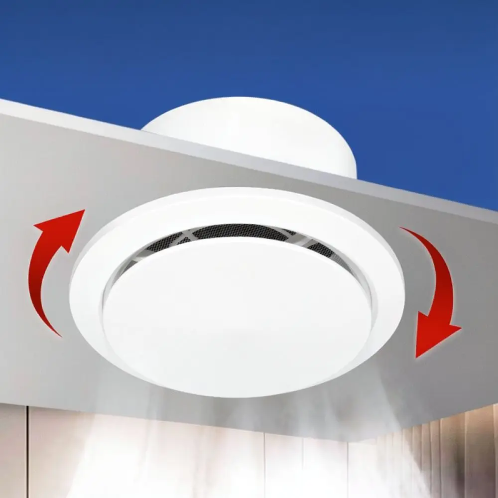 Spring Clip Round Air Vent Grille Abs Duct Diffuser For Muye Ventilation System Indoor Exhaust Cover Airflow Outlet
