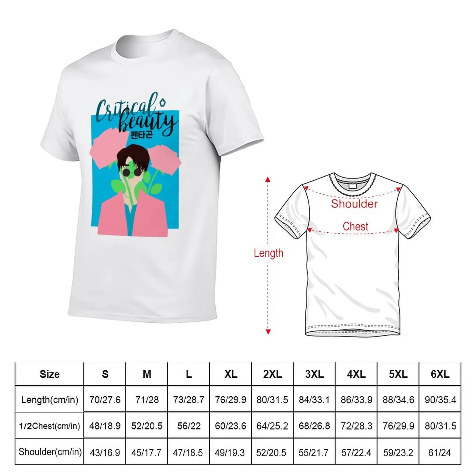 PENTAGON - CRITICAL BEAUTY MV INSPIRED T-Shirt plain boys whites tees mens graphic t-shirts pack