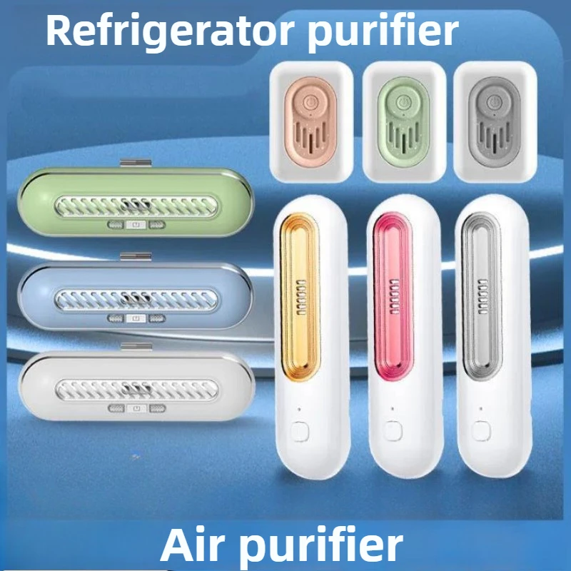 Очиститель воздуха, дезодоратор для холодильника, перезаряжаемый очиститель воздуха с отрицательными ионами, озоновый очиститель, дезодоратор, очиститель воздуха, бытовая защита