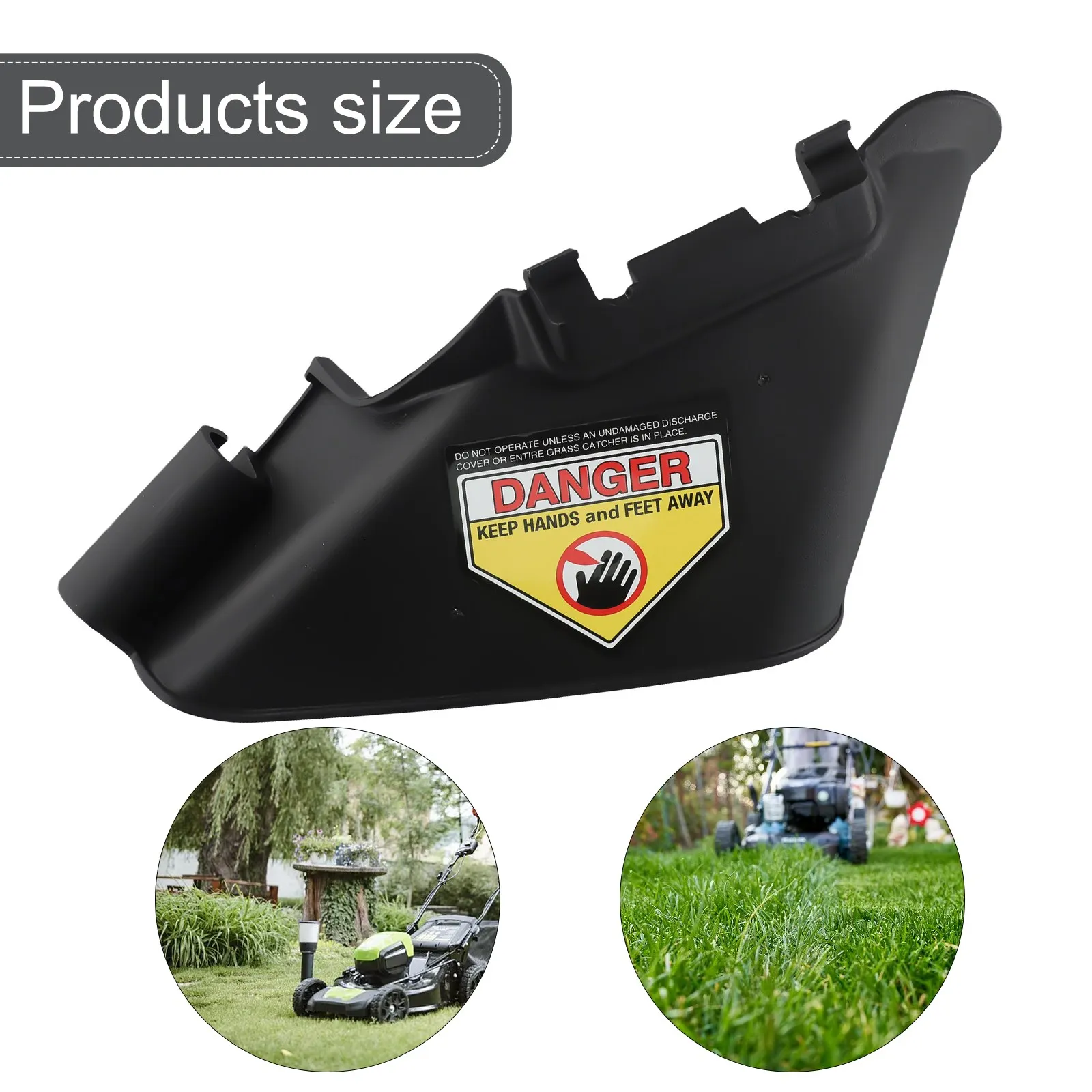 Trimmer Parts Discharge Chute Side Discharge Chute Strong Lawn Mower Side Chute 731-07131 Black Easy To Install