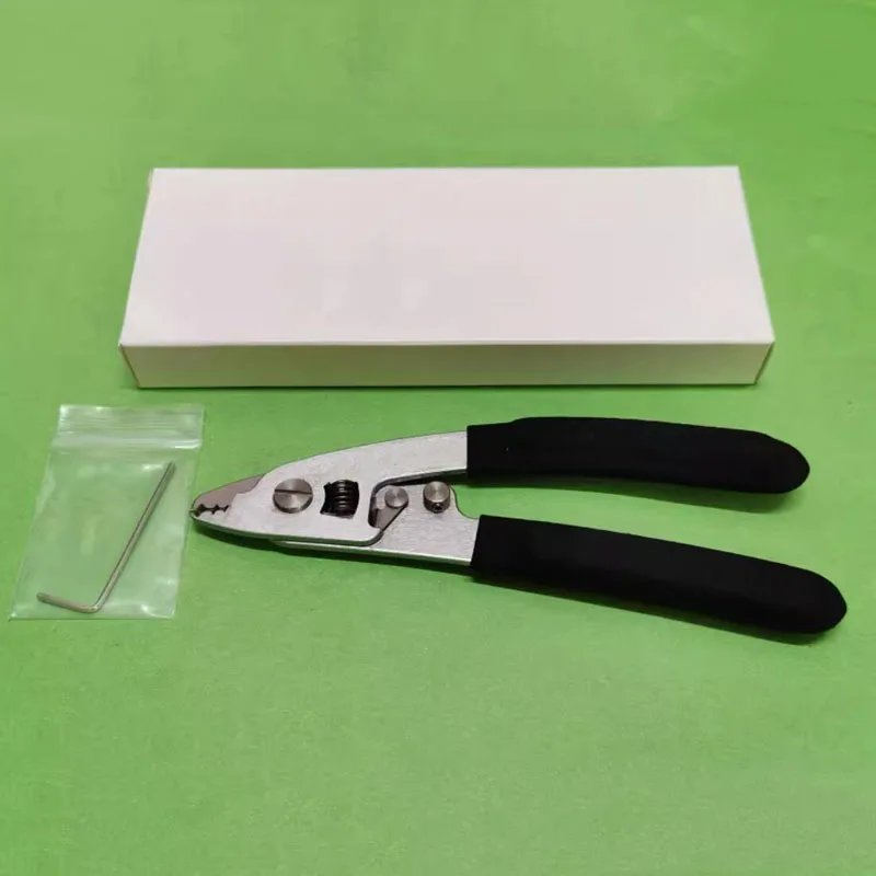Professional 420 Stainless Steel Fiber Optic Stripper - Eagle-Beak Design, 3 Jaw, Portable for Optical Cable