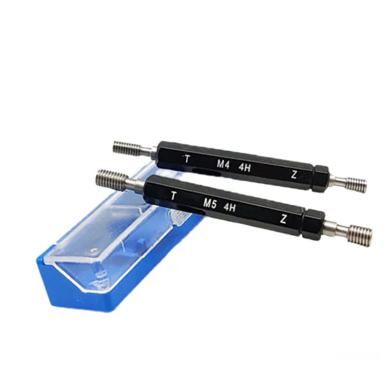 Indicador de enchufe de rosca 4H, m0.8 x 0,2, 4H, 5H, M2, M3, M4, M5, M8, M10, M12, M14, M16, M20, indicador de rosca métrica GO NOGO