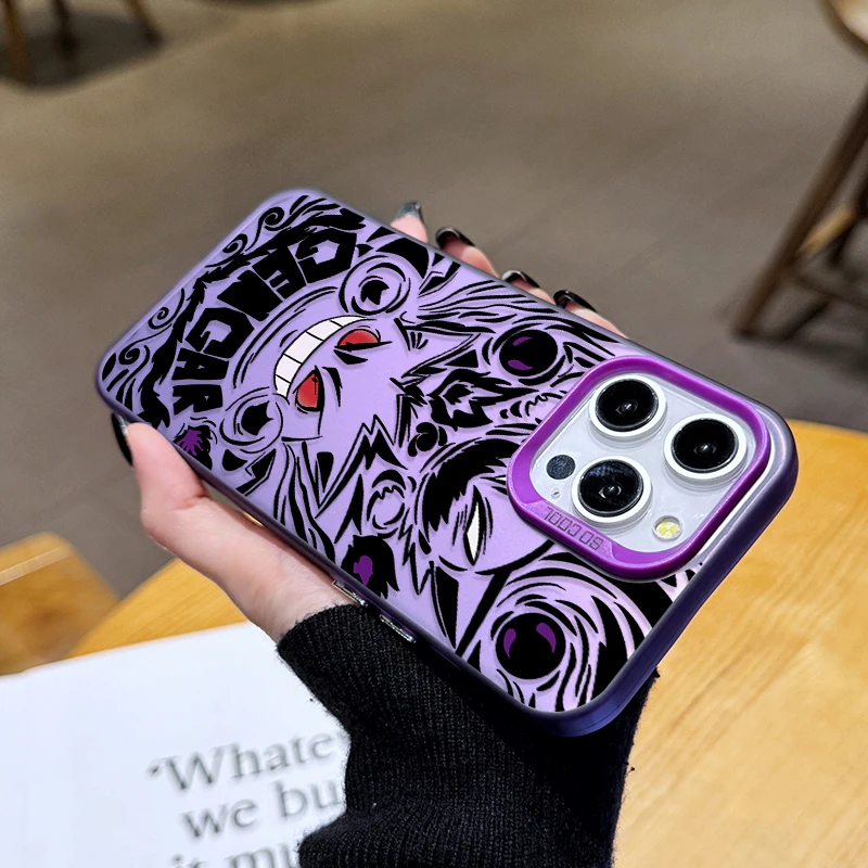 أنيمي P-Pokemon Gengar PC حافظة هاتف صلبة آيفون 17 الهواء 16 15 11 12 14 13 برو ماكس XS X XR زائد 8 7 SE 2020 غطاء مقاوم للصدمات #3