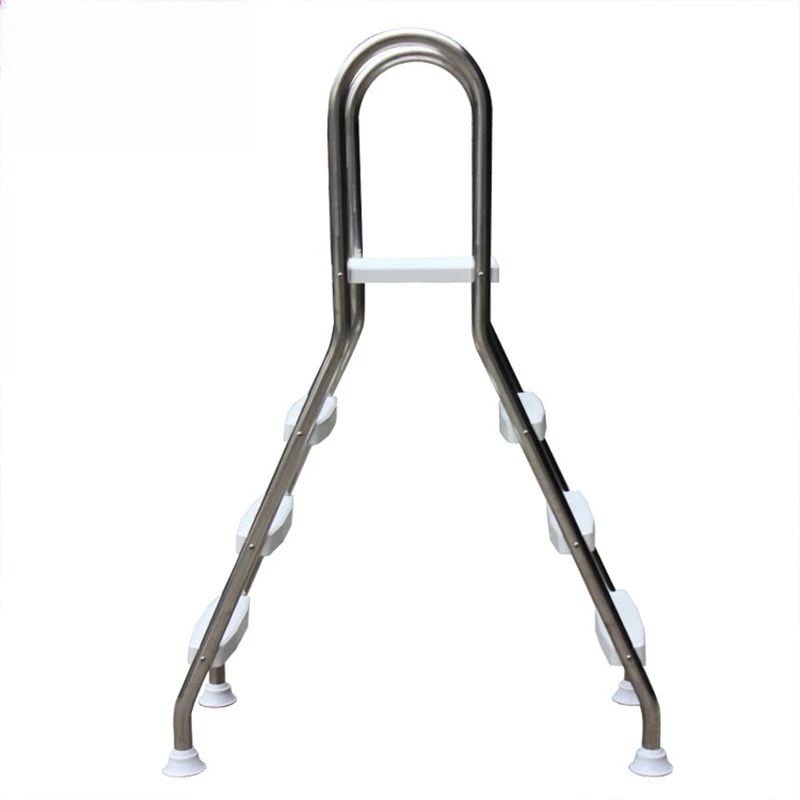 

Bracket swimming pool double-sided escalator 304 stainless steel thickened film swimming pool water ladder, swimming pool sewer
