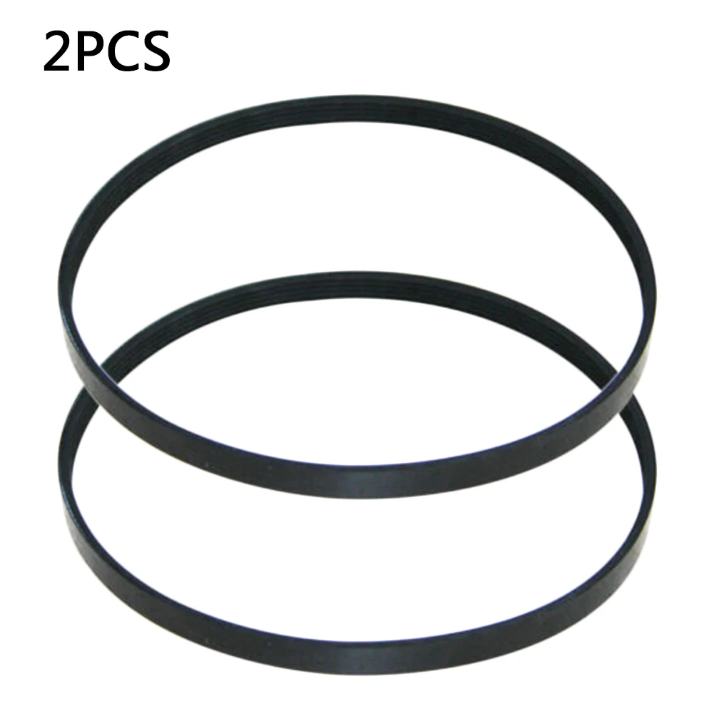 Replacement Belt 5PJ Belt Rugged and Long lasting Precise Manufacturing Good Performance Black Neoprene Material 2pcs Set