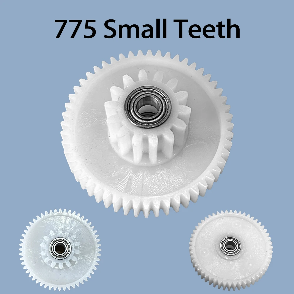 775 engrenagem para carro elétrico infantil engrenagem de plástico metal aço passeio na caixa de velocidades do carro grande engrenagem intermediária pequena engrenagem