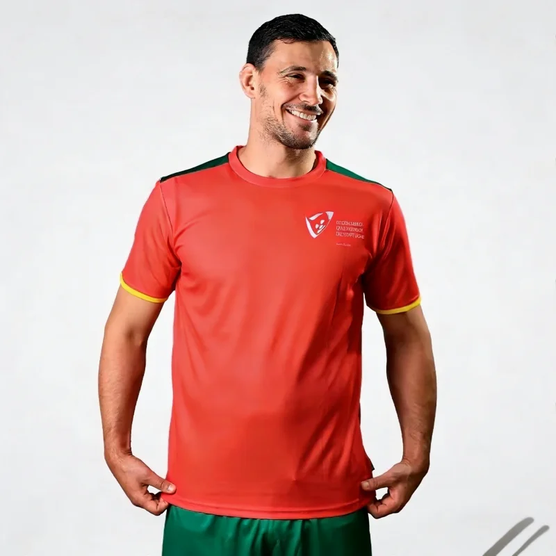 

Горячая распродажа: Новая коллекция домашних и выездных гандбольных футболок сборной Португалии 2026 года. Футболки для взрослых, детей и всей семьи, унисекс.