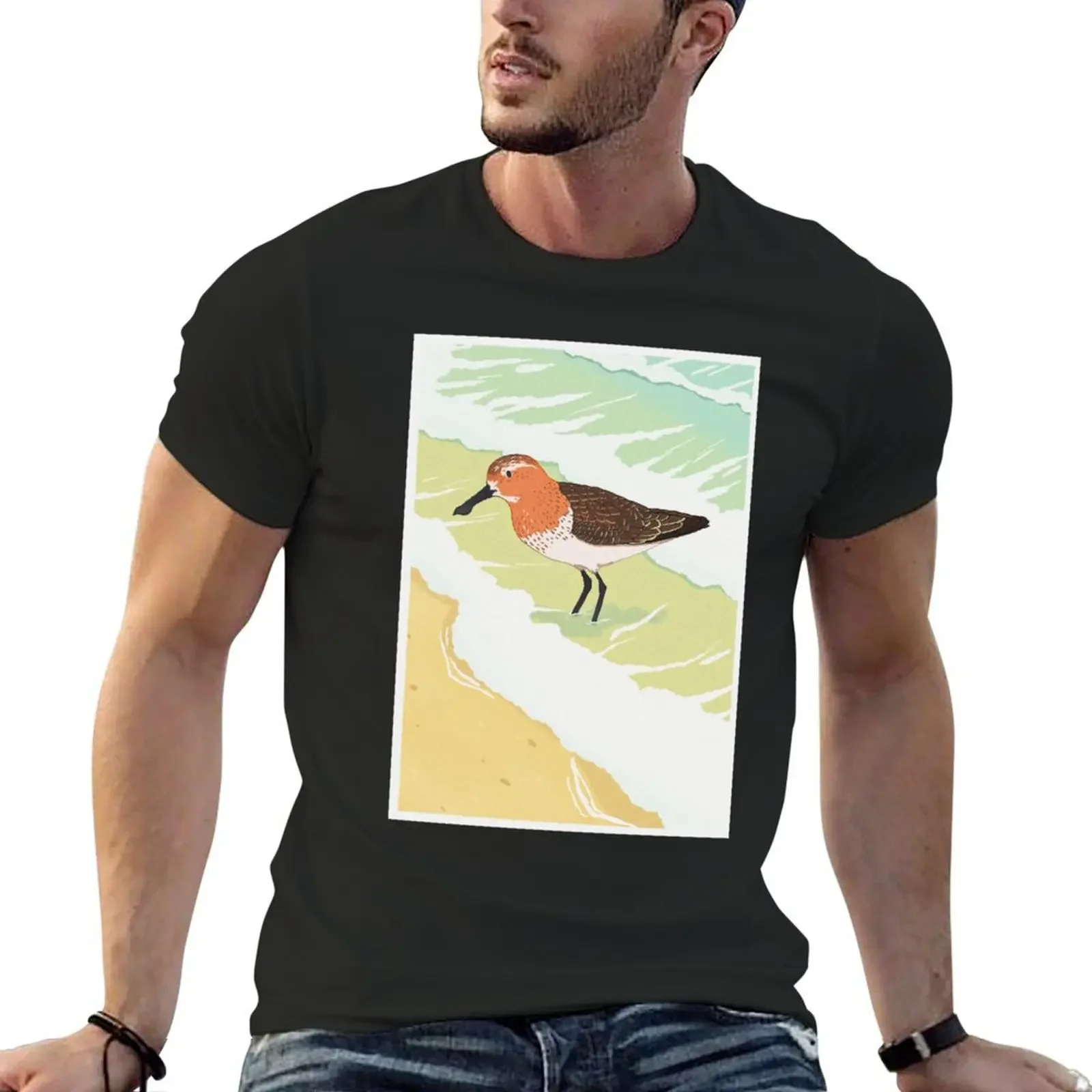 Spoon-billed sandpiper T-Shirt cotton graphic tees cute clothes graphic t shirt vintage men t shirts