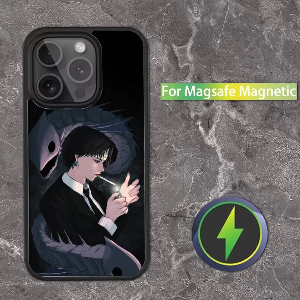 C-Chrollo L-Lucilfer Phone Case For iPhone 16,15,14,13,12,11,Pro,Max,Plus,Mini,SE Magsafe Magnetic Wireless Charging