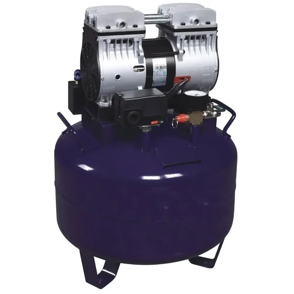 32L den tal Lab One-Driving-One Silent Oil Free Quiet Air Compressor 70L per min one to one