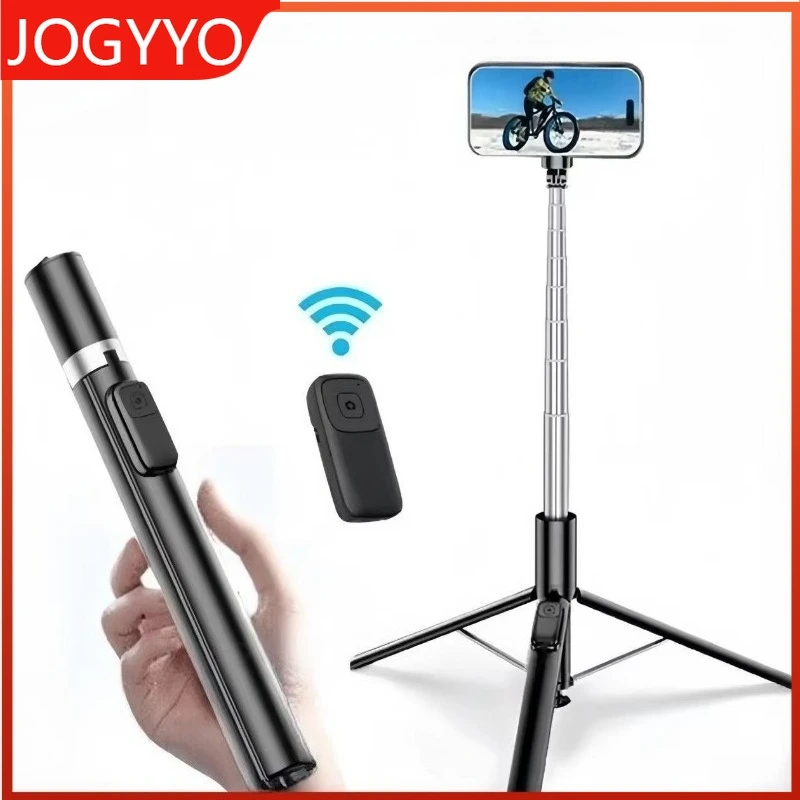 

360° Rotation Wireless Selfie Stick Tripod Stand Foldable Phone Holder With Detachable Bluetooth Remote for iphone Mobile Phone