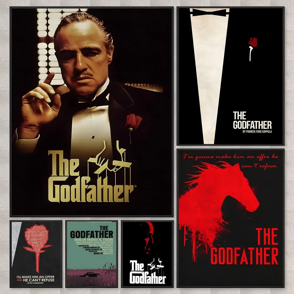 movie The Godfather Poster Poster HD Printing Nordic Style Home Decor Wall Art for the Living Rooms Hallways Gift Giving