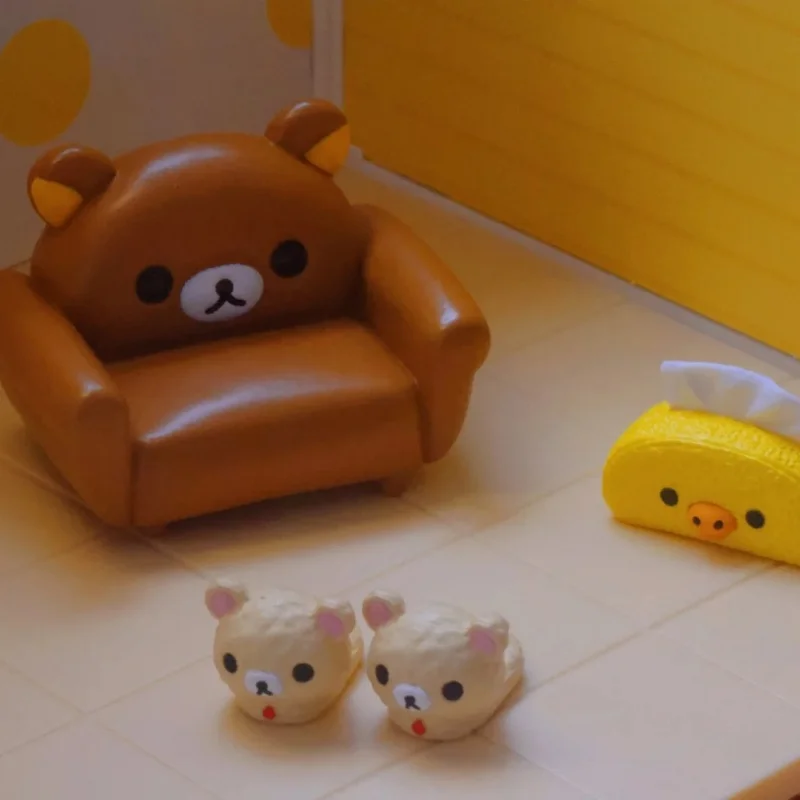 Genuine Re-Ment Spot In Rilakkuma'S Room Series Blind Box Miniature Scene Simulation Space Mini Model Tide Play Figure Gift Toy