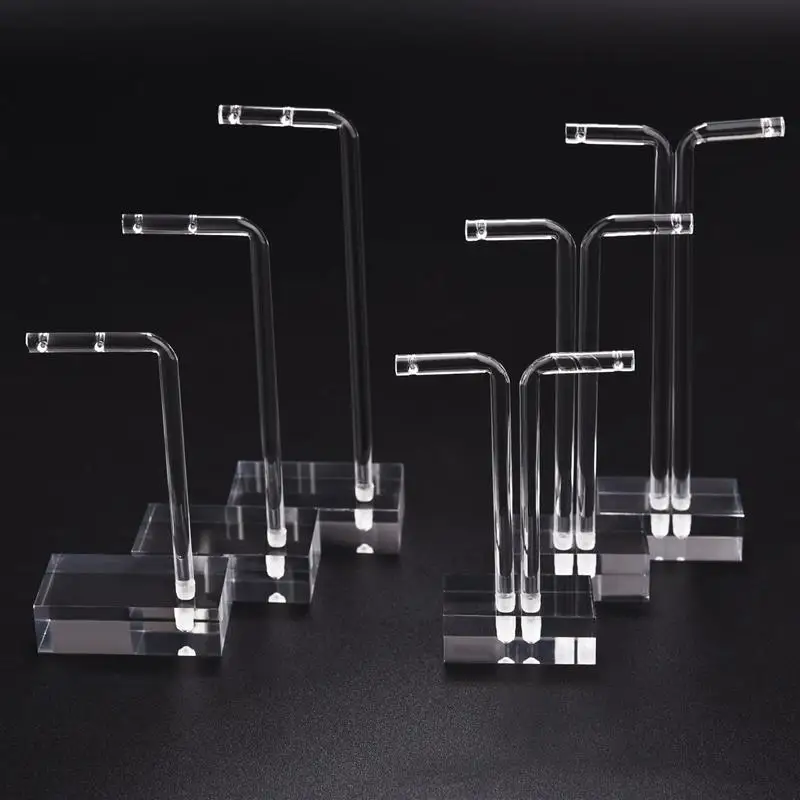 Jewelry Organizer Acrylic Rack Bracelet Earring Holder Display Decoration Stand Earring Support Display Decoration Rack Small