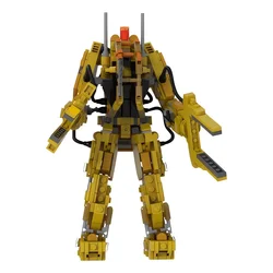 MOC-129373 Space Aliened Mecha Robot Model Mini P-5000 Powered Work Loader Building Block Set DIY Kids Puzzle Toys Gift 576 PCS