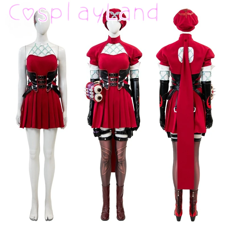

Game Rivals Red Psylocke Cosplay Blood Kariudo Cosplay Costume Dresses Coat Outfit Christmas Halloween Comic Con Psylocke Dress