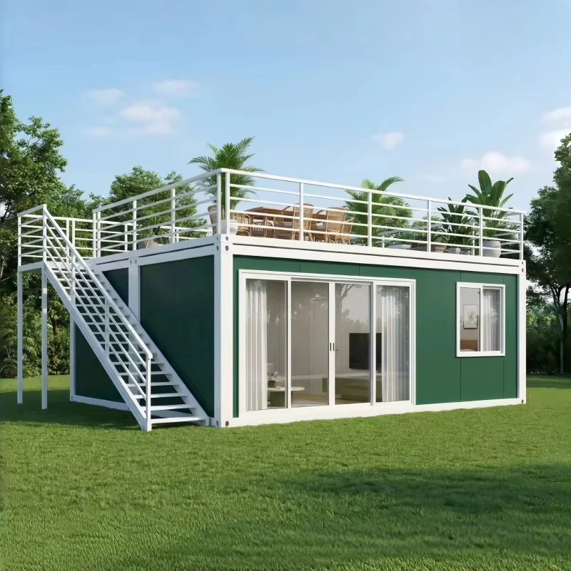 FL Container House Integrated Decoration Modular Home For Scenic Spot Ticket Office Working Dwelling Space