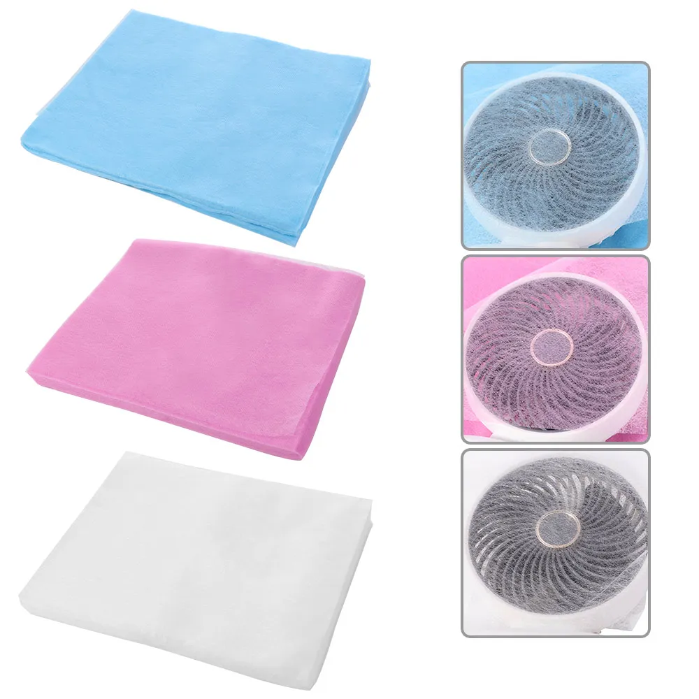 

200Pcs Replace Nail Dust Collector Filter Paper Disposable USB Nail Vacuum Filter Cotton Pink/White/Blue Dustproof