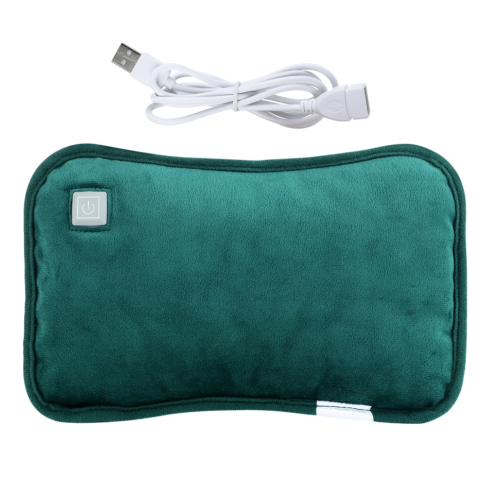 Chauffe-mains électrique USB portable, chauffage au 2,4, sac chauffant au glouton, hiver, pieds, ventre chaud, pliable, bureau