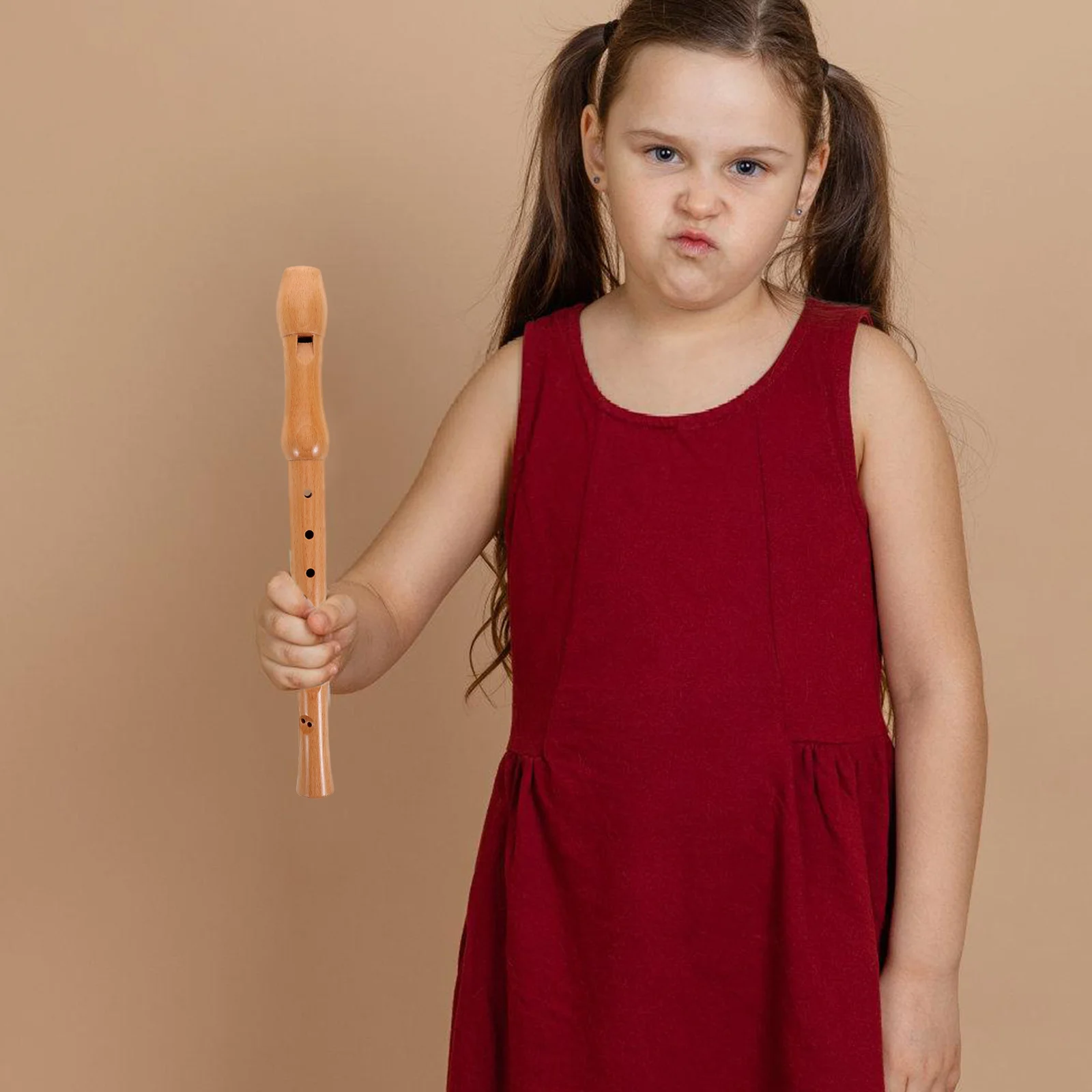 

Wooden Soprano Recorder Eight Hole Design Beginner Wind Instrument Kids Flute Music Learning Soprano Recorder Instrument