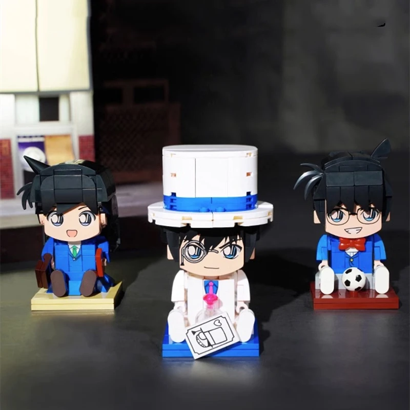 keeppley Conan Building Blocks Rachel Moore Haibara Ai model Japanese anime peripheral children's assembled toy birthday gift