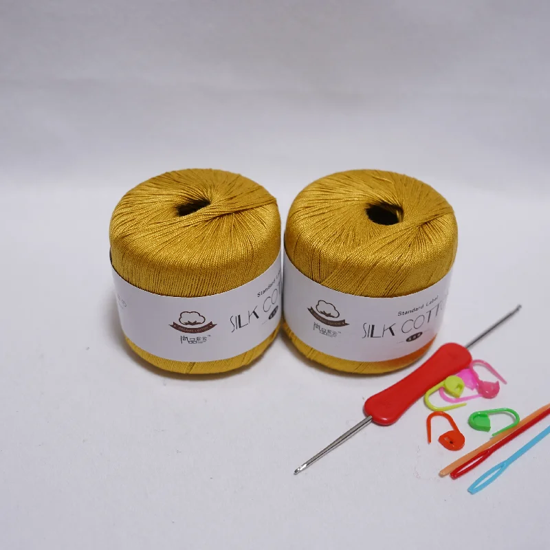 جديد 2 قطعة عيد الميلاد الحرير الدانتيل القطن الحليب الكروشيه غزل الطفل اليد محبوك الدافئة لينة الحياكة الموضوع لمستلزمات الحياكة اليدوية