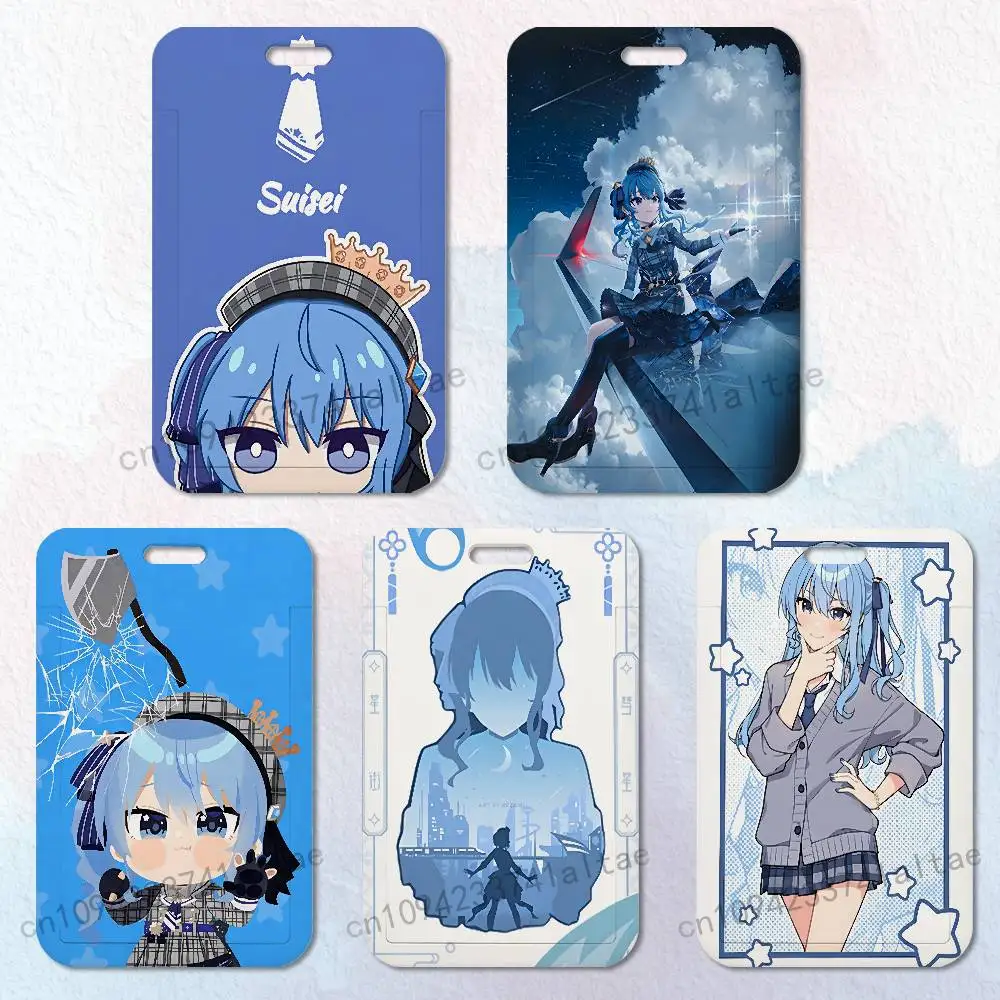 

Hoshimachi Suisei Card Holder Lanyard Camera Neck Strap Credit Card Case ID Badge Credentials Protection