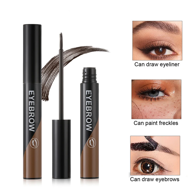 Black Brown Peel-off Gel per sopracciglia tinta trucco Waterproof Lasting Eye Brow Enhancers Gel liquido Tear Wear Easy Natural Brow Tattoo