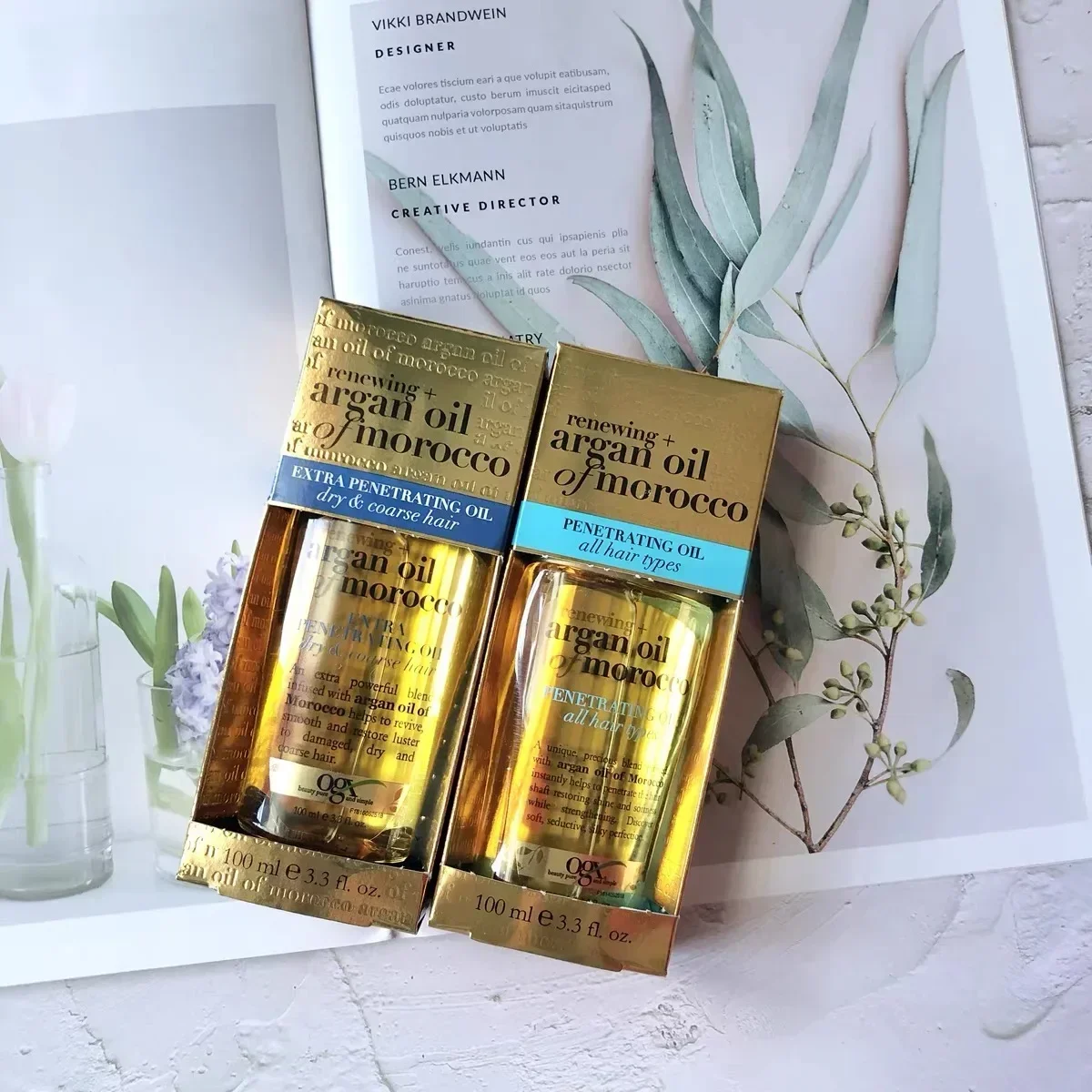 Organic Morocco Argan Oil Hair Care Scalp Essential Oil For Repairing Dry Damage Hair Treatment  Strength Renewing Hair Oil