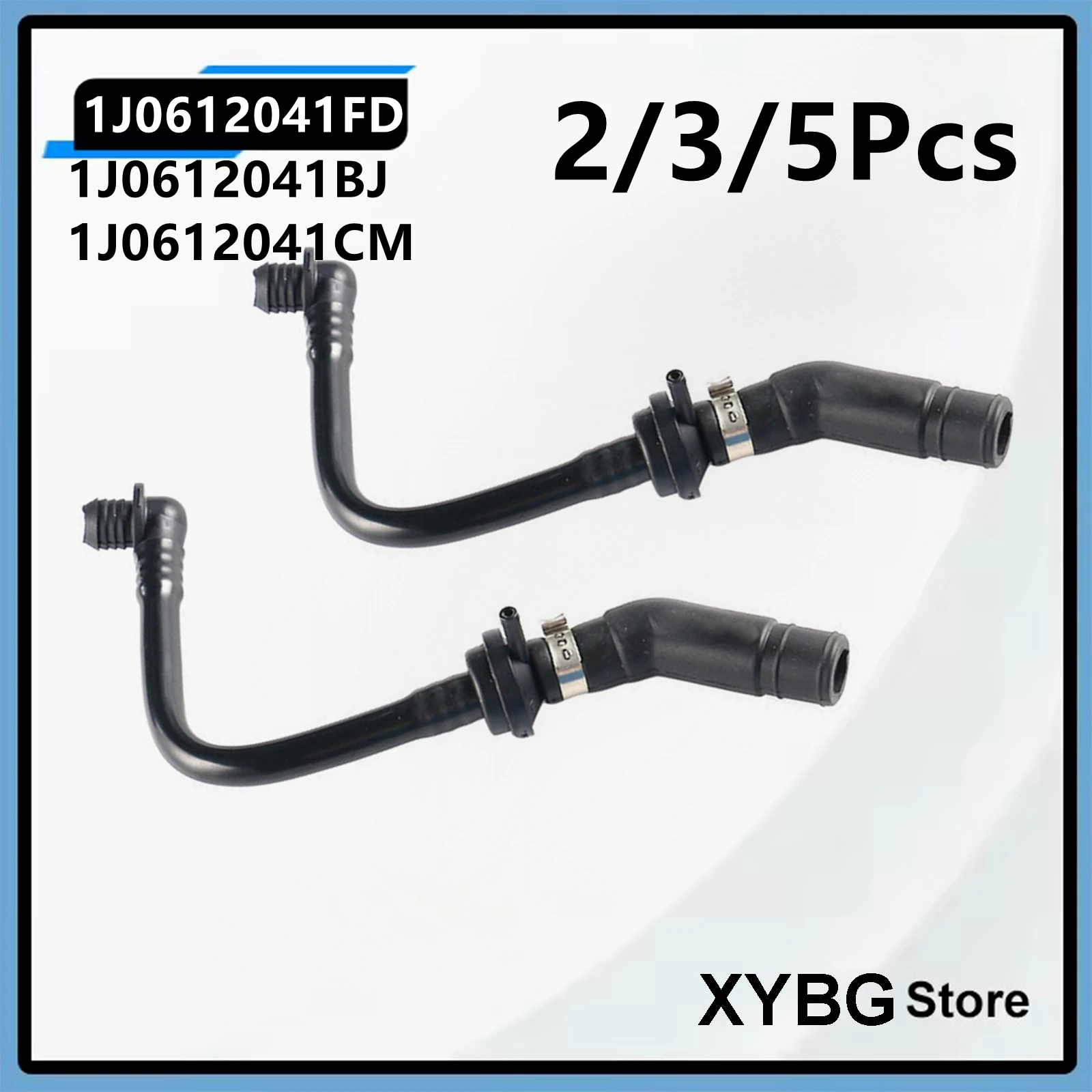 

2/3/5Pcs 1J0612041FD Brake Booster Vacuum Hose For VW Golf Jetta Beetle A4 1J0612041BJ 1J0612041CM