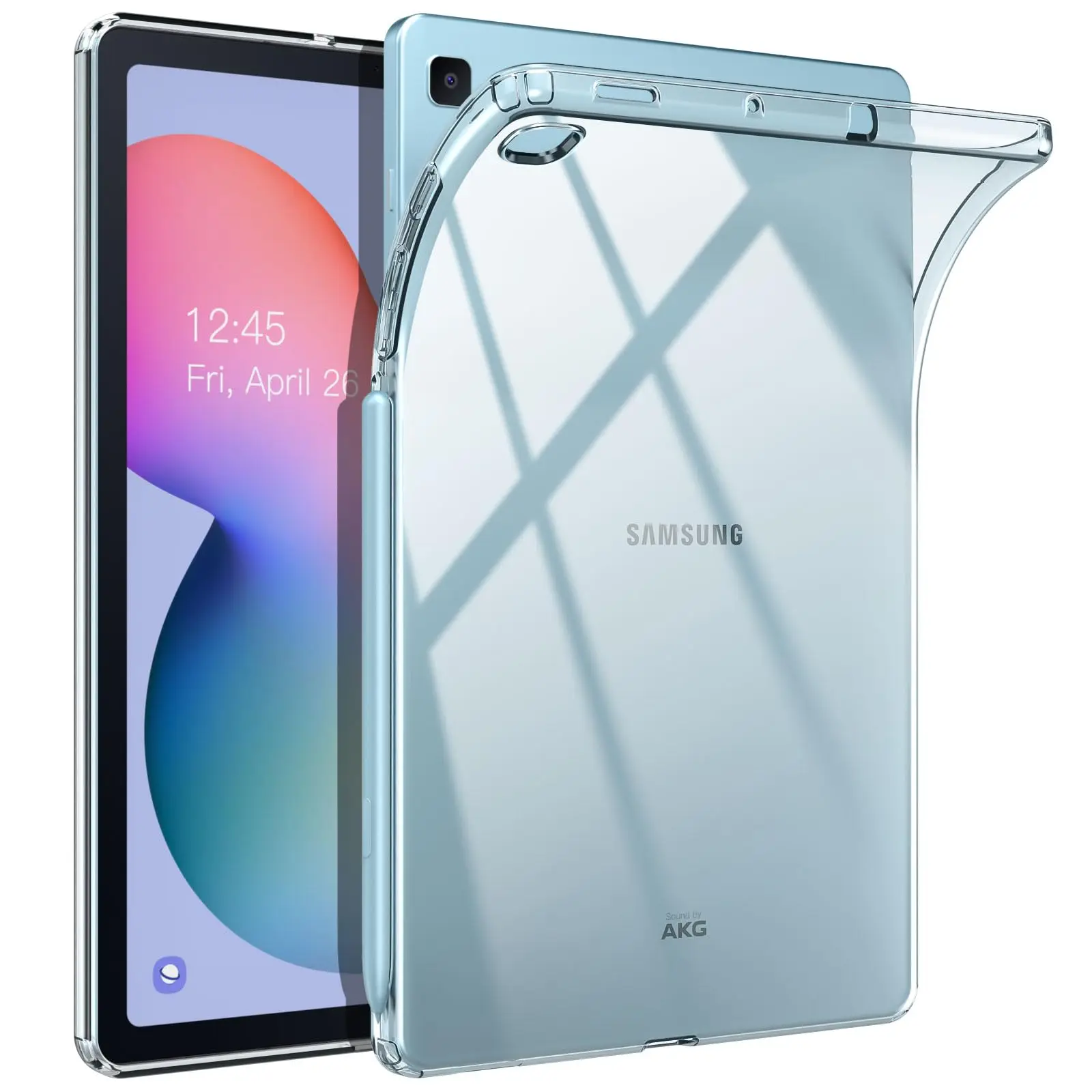 TiMOVO Clear Case for Samsung Galaxy Tab S6 Lite 10.4'' Ultra Slim, Lightweight TPU Transparent Back