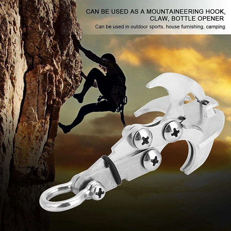 Gravity Grappling Hook, Climbing Claw, Durable Outdoor Climbing Claw For Climbing Grappling Outdoor Survival