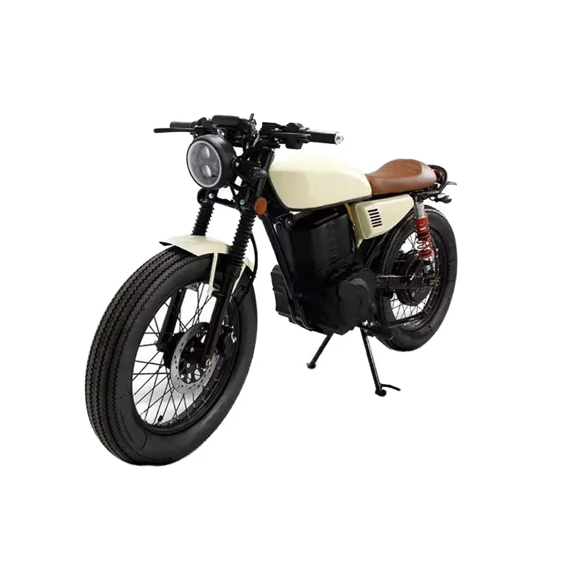 Lvyuan Direct Supply Export Off-road Cg Retro Electric Motorcycle EFI Locomotive Adult 72V China 65km/h Cross-border Exclusive