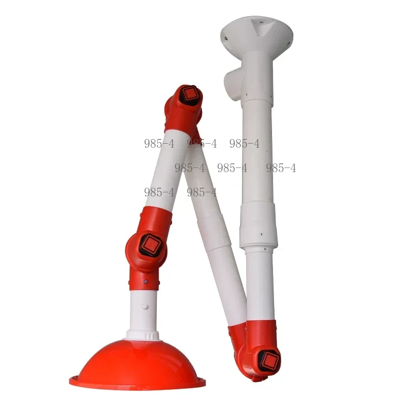 Laboratory Ceiling Ventilation Rotatable PP Overhead Fume Extractor Hood