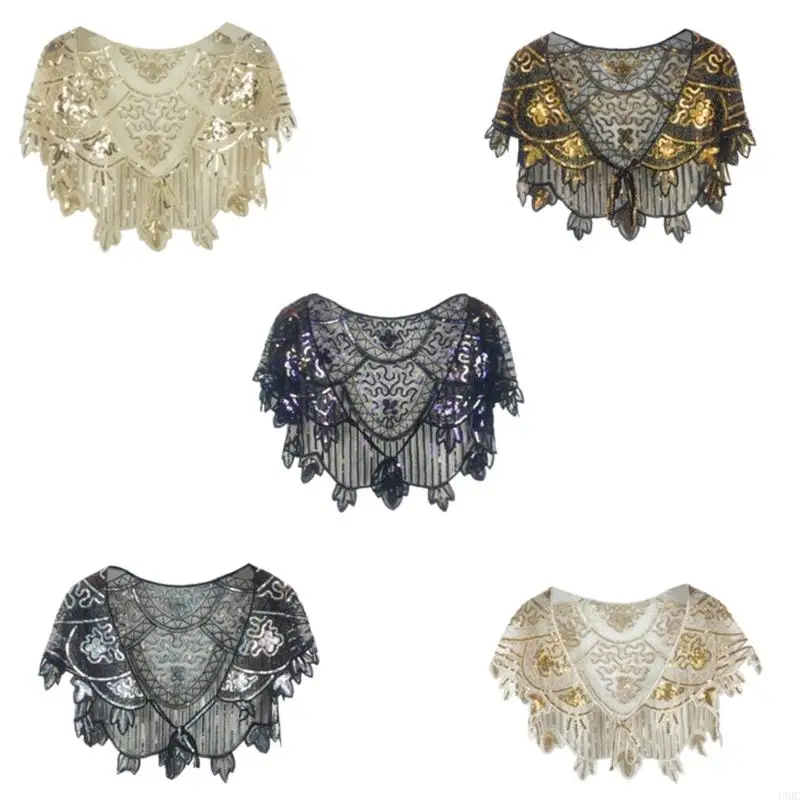 49 -мс Seethrough Beadwork Shaw